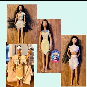 Vintage Pocahontas Barbie's & more